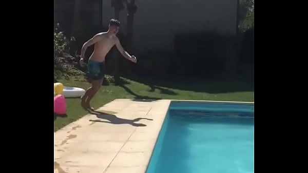 Me jumping in pool 2