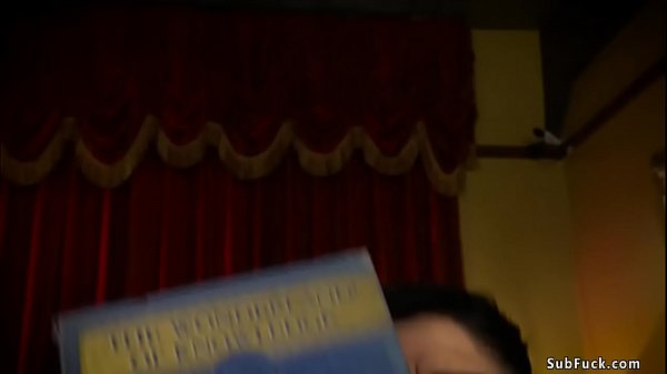 Play MP4 - Bound busty wife anal gangbang fucked