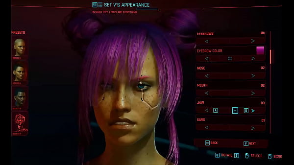 Cyberpunk Nude Female Game Protagonist Char@cter Creation thumbnail