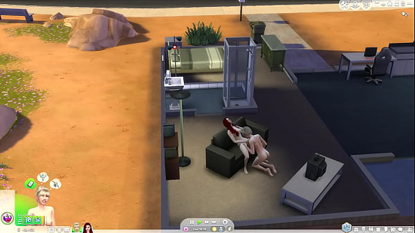 Pegando a irmã Thesims 4_Lesbian_strapon