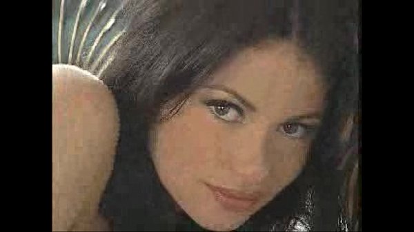 Sexybrunette with hairy pussy blacklingerie