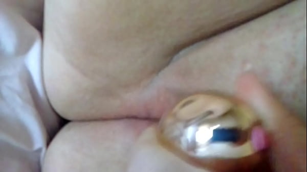 Stace teasing her clit with he bullet 