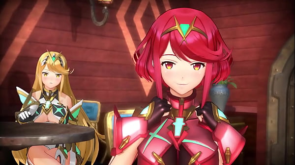 Play MP4 - pyra and mythra both love your dick