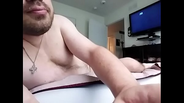 Jerking solo on bed