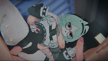 [Zenless Zone Zero] - Roxy Ifrita Pryce "_HELLFIRE EXTINGUISHED"_ (Bound Fiery Agent &_ POV Sandwich DP) (4K/60FPS) | (炎のエージェントわからせ)