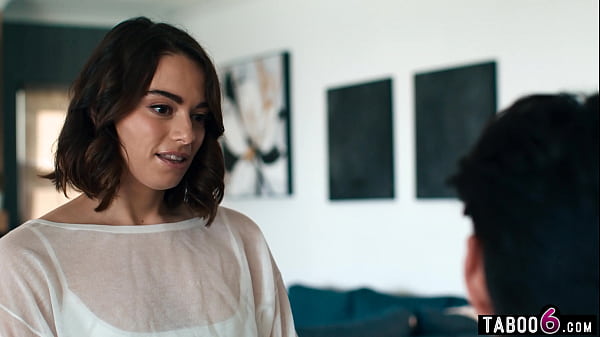 Bubble butt brunette visited by the bf of a lost friend who always had liked her