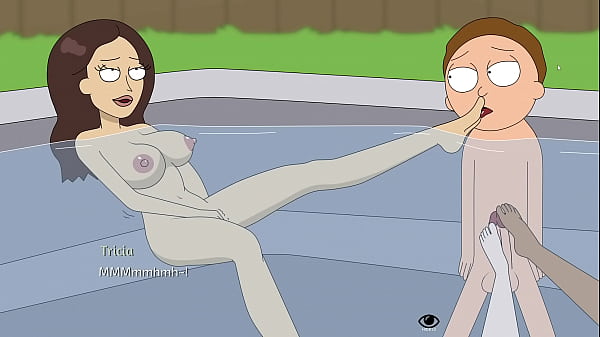 rick and morty_a way back home_foot fetish in the hot tub