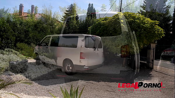 Two big hard dicks make blonde busty glamour babe Kitana Lure suck for cum GP244