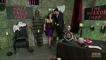 Nonton Two Busty Milfs, One Brunette And The Other Blonde, Ed A Medieval Museum One Day. They Got Very Horny Meanwhile, So They Take The Museum Guard And Fuck Him In Arousing Threesome Group Action. thumbnail