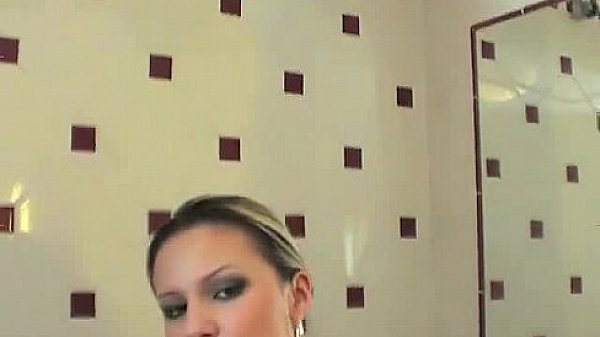 Horny gf takes a shower and masturbating