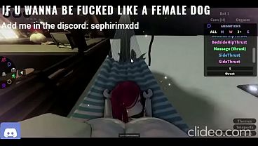 Destroying a Redhead's ass in the roblox condo 