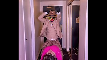 Petite model loves clowns obviously
