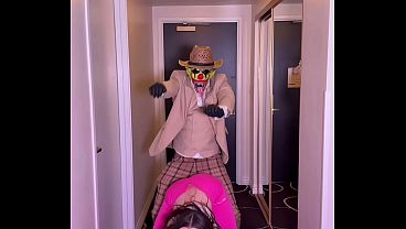 Petite model loves clowns obviously