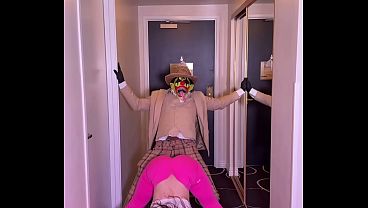 Petite model loves clowns obviously