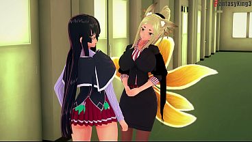Tsubaki Shinra Gets Horny Watching Xenovia Sucking Dick | Hs Dxd Ntr Madness 13 | Movie On Sheer & Ptrn: Fantasyking3 thumbnail