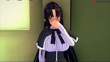 Tsubaki Shinra gets horny watching Xenovia sucking dick | HS DXD NTR Madness 13 | Full Movie on Sheer &_ PTRN: Fantasyking3