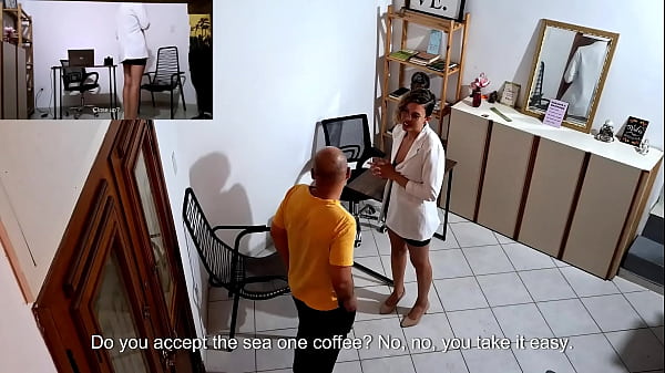 Horny secretary masturbates_and endsup having sex with a client whowas harassing her Part_1