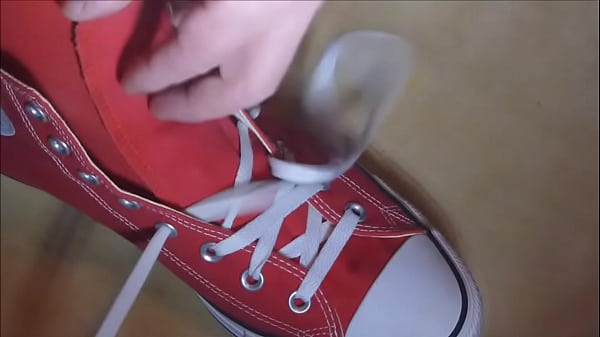 My Sneakers Alle Star In Red And Black Veters Size 9,5 (43,5) thumbnail