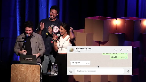 LUNNA_e CRIS VAZ no quadro webulying do mauricio meirelles fodeu muito