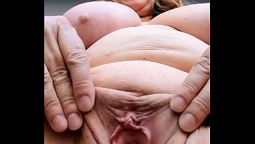 Busty Granny Gives You Horny Pussy. Pov Close-up. thumbnail