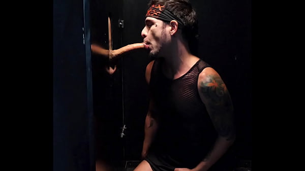 Straight Male At Glory Hole thumbnail