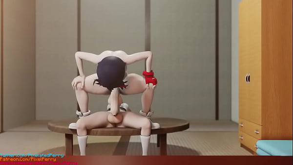 Two futa babes have hot sweaty Sex