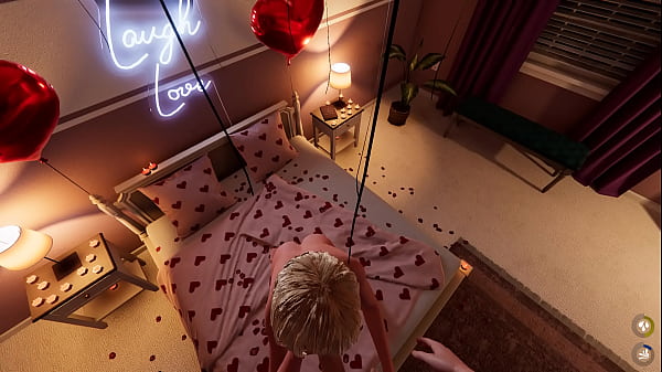 Quickly sex with huge natural tits blonde videogame