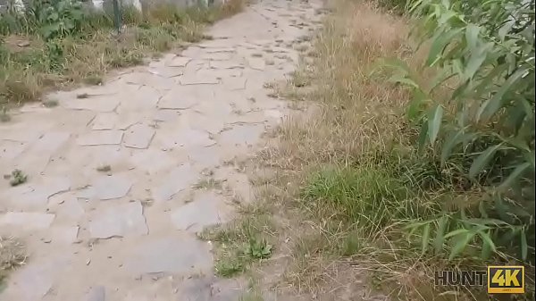 HUNT4K. Brunette hottie Letna Garden_sucks strangers dick for_cash