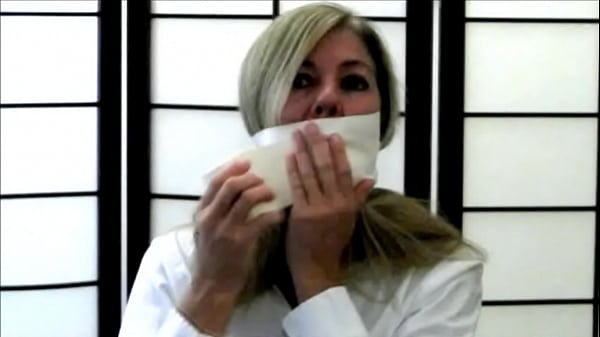 Bondage Woman Gagged To Show How Gags Work thumbnail