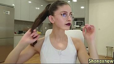 Blackmailer roommate dildo bj cum in orthodontic retainer 