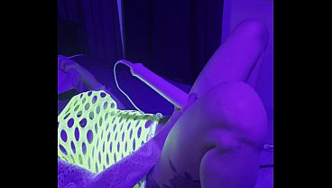 Sexy blonde plays dirtyafter hours at_the clib