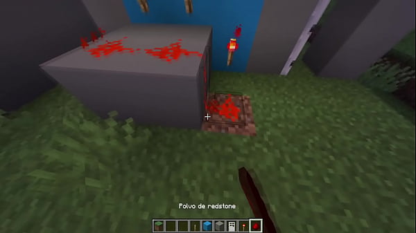 Tutorial de puerta de redstone con clave