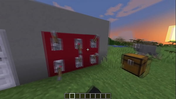 Tutorial de puerta de redstone con clave 