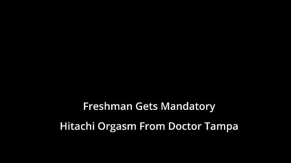 Freshman Rebel Wyatt_Gets Hitachi Magic Wand_Orgasms_By Doctor Tampa_During Physical_4 College At HitachiHoesReup