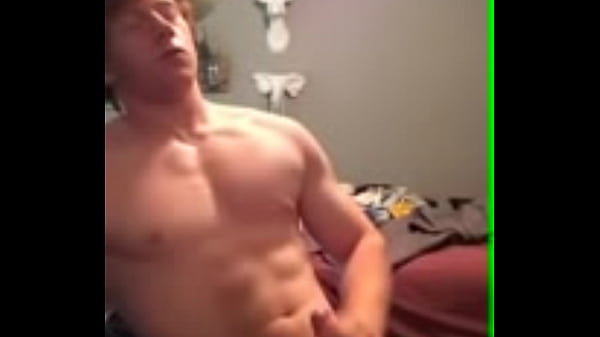 Ginger jacking off