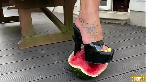 Juicy Watermelon Crush Under My Feet 