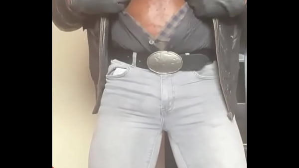 Fetish Black Tight Shirt & Jeans Smoke & Deload 