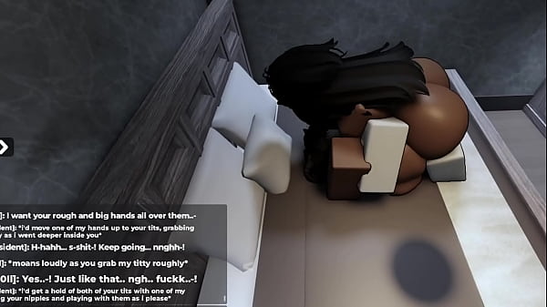 Roblox came all over her tits