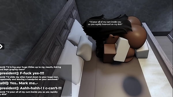Play MP4 - &lbrack;ROBLOX&rsqb; Thick ebony makes me play with her huge tits