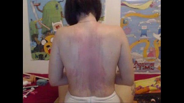 caning her_back spanking tits 1