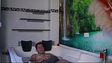 A dip in the jacuzzi while I imagine my neighbor moaning