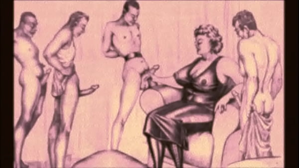 retro erotic drawings 