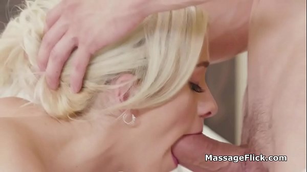 Shoulder rub ends with wild_big cock gagging