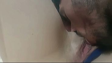 My stepsister asked me to suck her pussy, her father almost caught us 