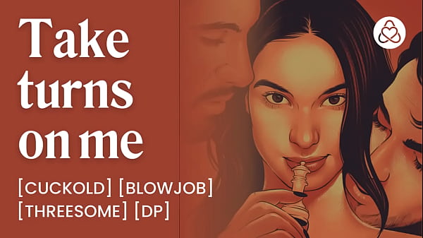 Myboyfriend licksmy pussy and asks me tosuck our friends dick_Amateur_threesome ASMR DP