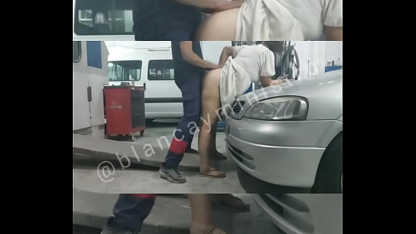 Blanca Se Folla A Su Mec&aacute;nico thumbnail