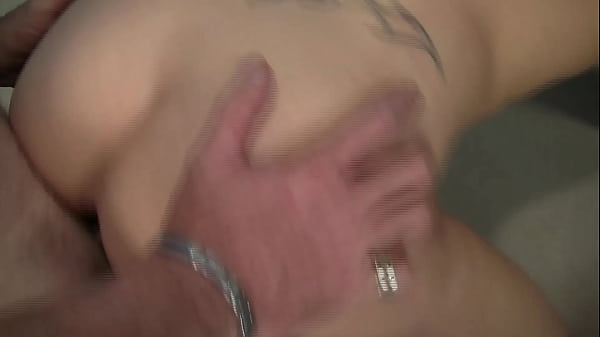 Tattooed hottie jassi capri bounces her pussy up and down his hard shaft 