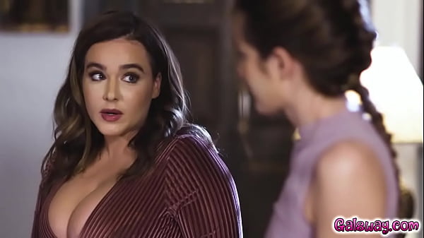 Nadia gives Natasha a hands on lesbian experience 