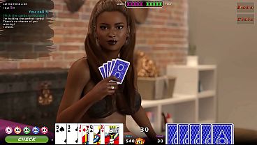 Spicy Strip Poker Ep 2| Strip Poker Hentai Game | Yanet and Some Good Luck 