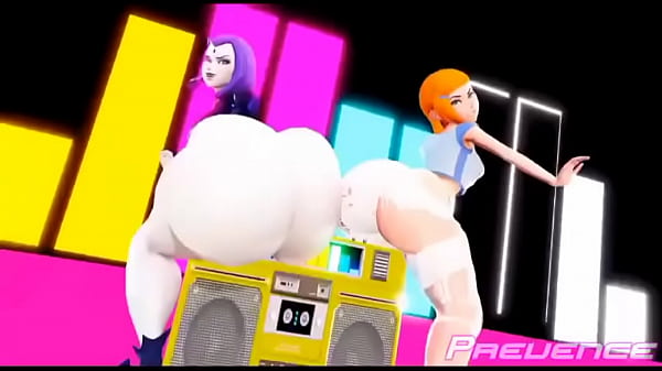 Gwen and Raven_twerking